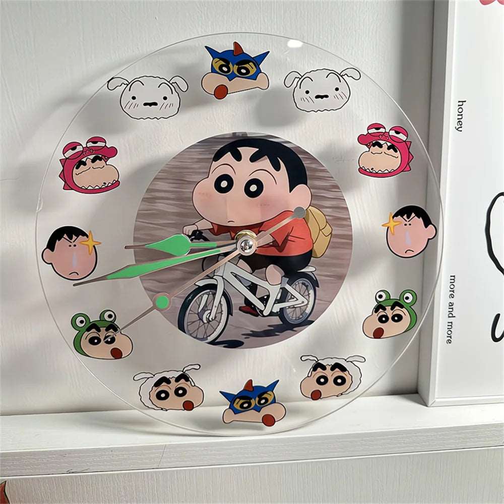 Crayon Shin-Chan Acrylic Clock - Tokyowai