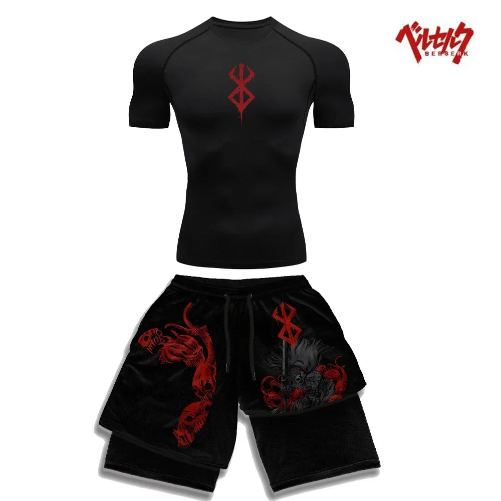 Berserk Compression Set – Brand of Sacrifice Rash Guard and Shorts