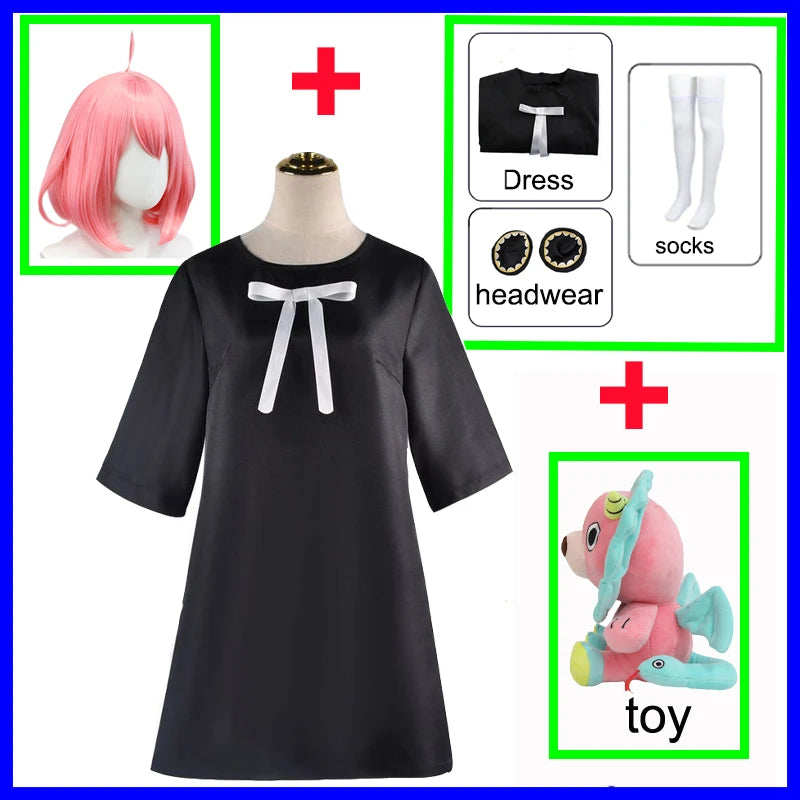 Spy x Family Anya Forger Cosplay Dress Set