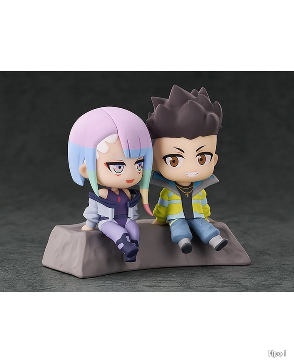 Cyberpunk Edgerunners Qset Figure Set – David & Lucy “To The Moon” Diorama (8cm)
