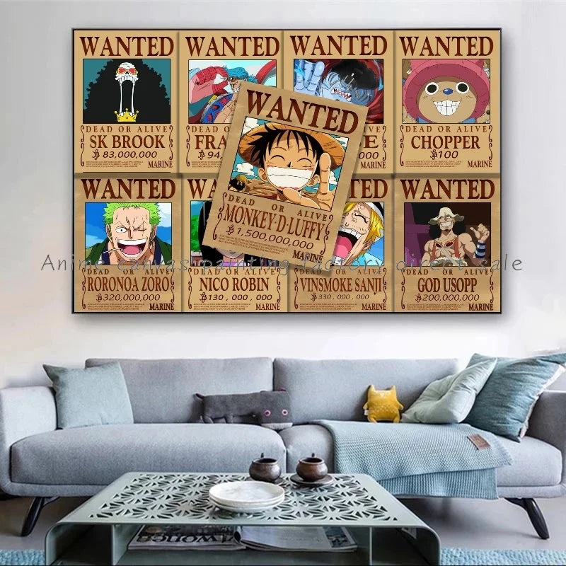 One Piece Monkey Poster Canvas Painting - Tokyowai