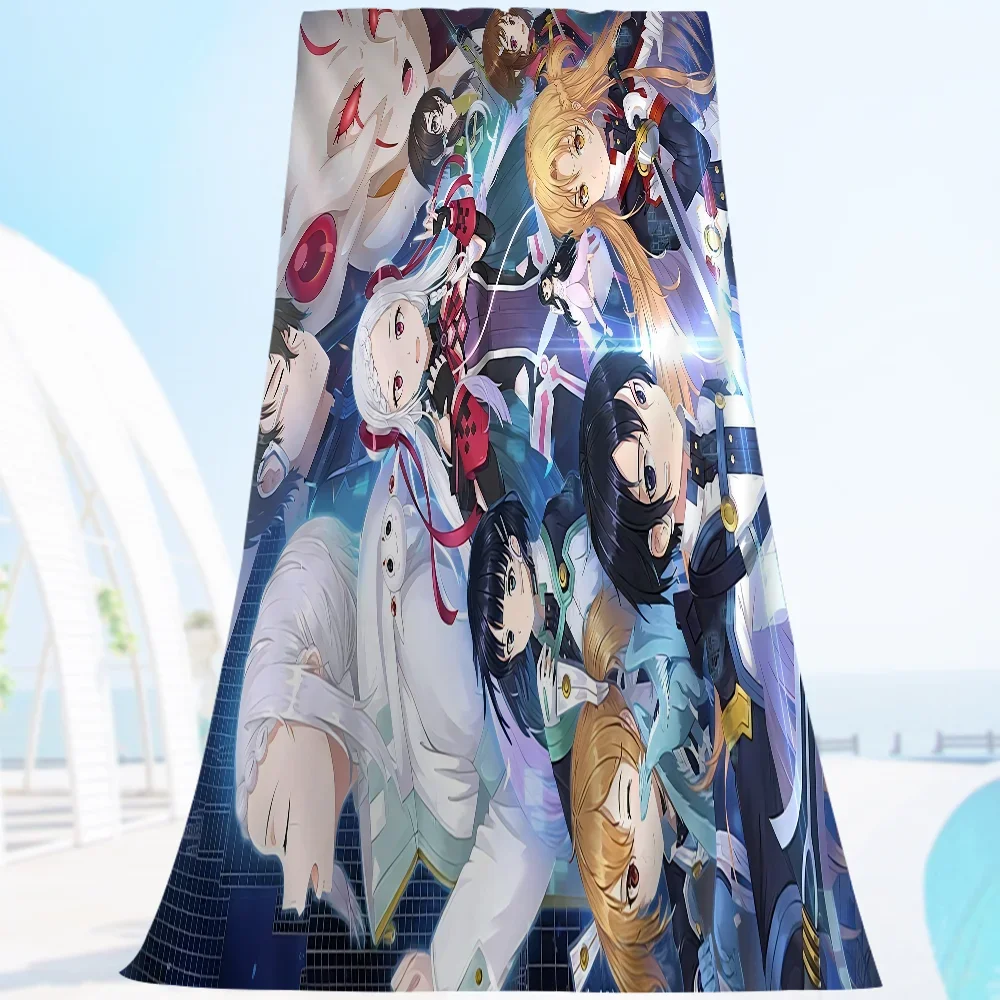 Sword Art Online Kirito Asuna Bath Towel Microfiber Soft Water Absorbing