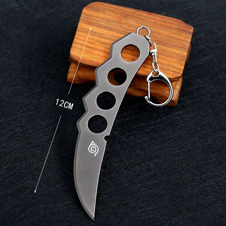 Naruto Keychain Kunai Shuriken Konoha Ninja Pendant - Tokyowai