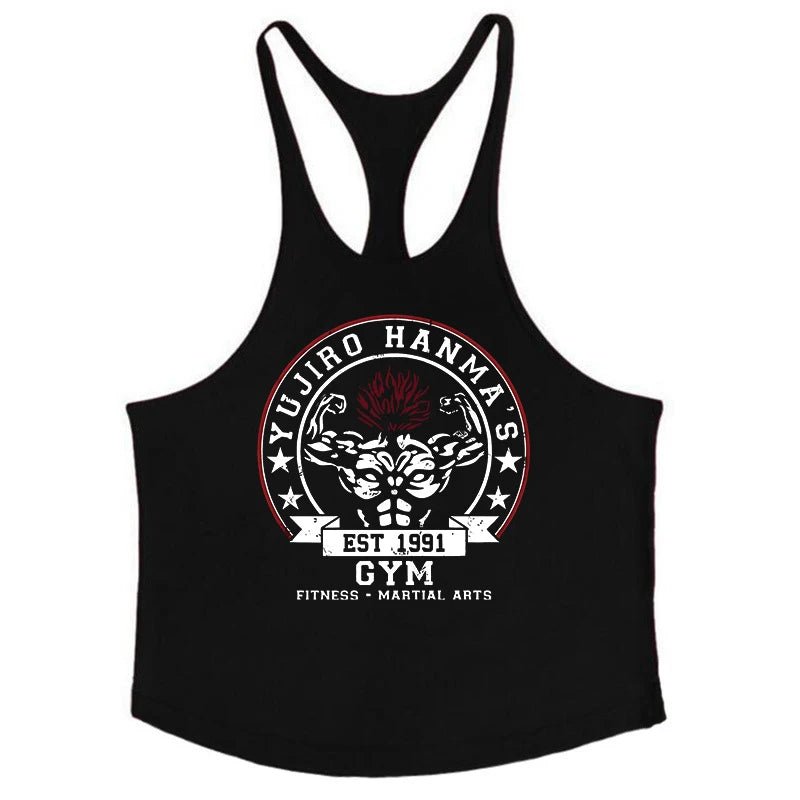 Anime Baki Stringer Tank Top for Men - Tokyowai