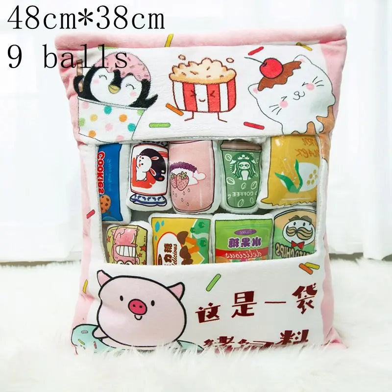 Pudding Adorable Snack-Themed Plush Pillow Collection - Tokyowai