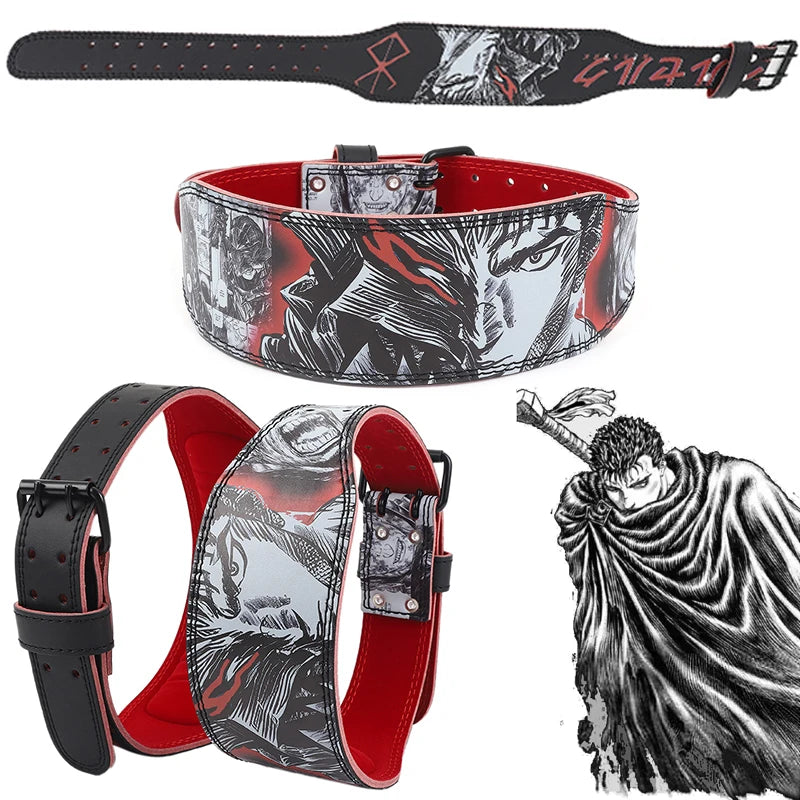Berserk Guts Leather Choker and Wristband Set – Dark Fantasy Cosplay Accessory
