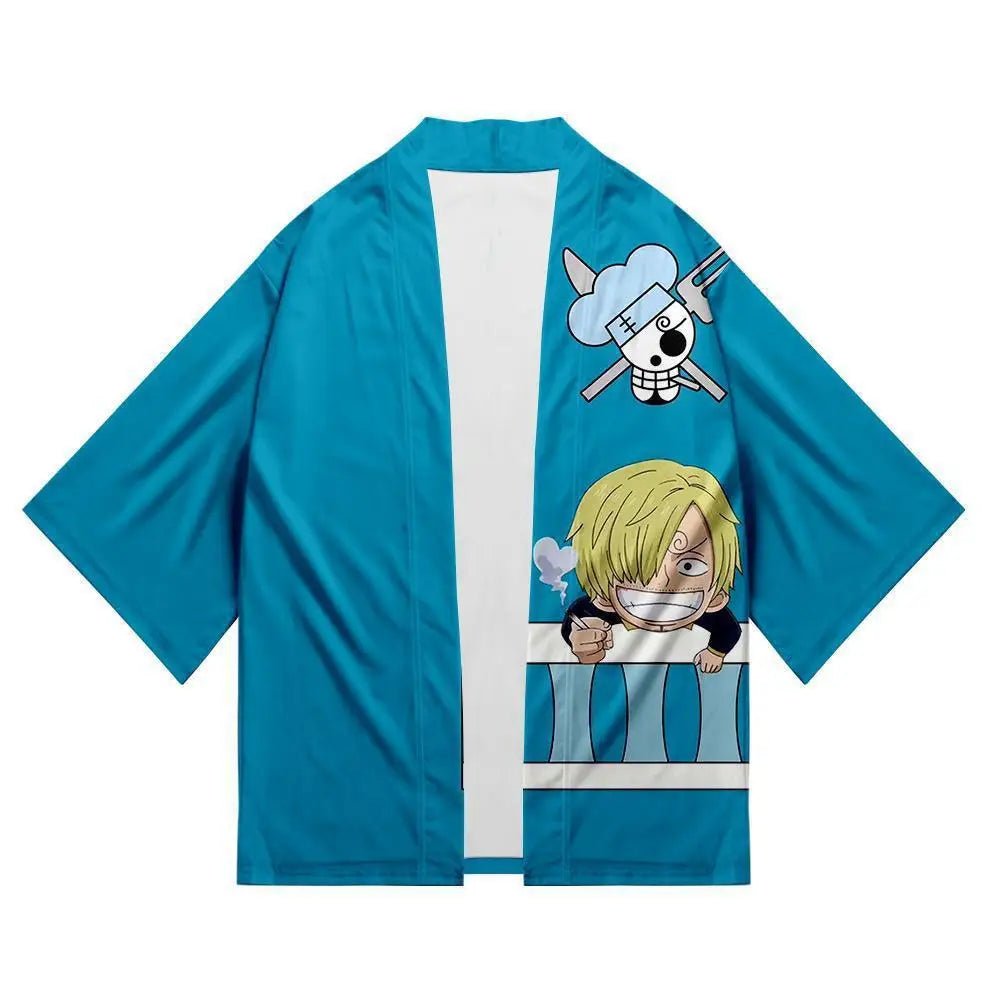 One Piece Anime Kimono Robes – Lightweight Summer Yukata Jacket