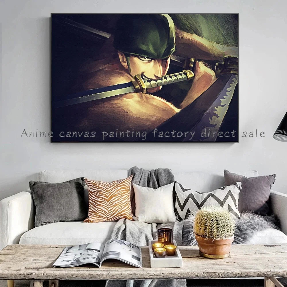 One Piece Monkey Poster Canvas Painting - Tokyowai