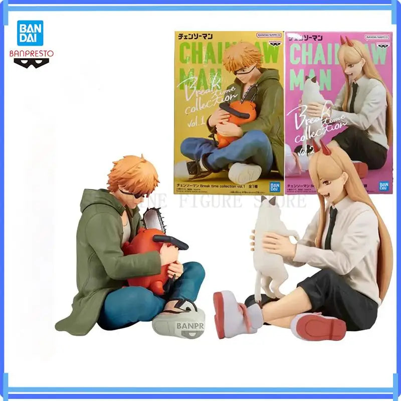 Chainsaw Man Denji and Power Break Time Collection PVC Figures
