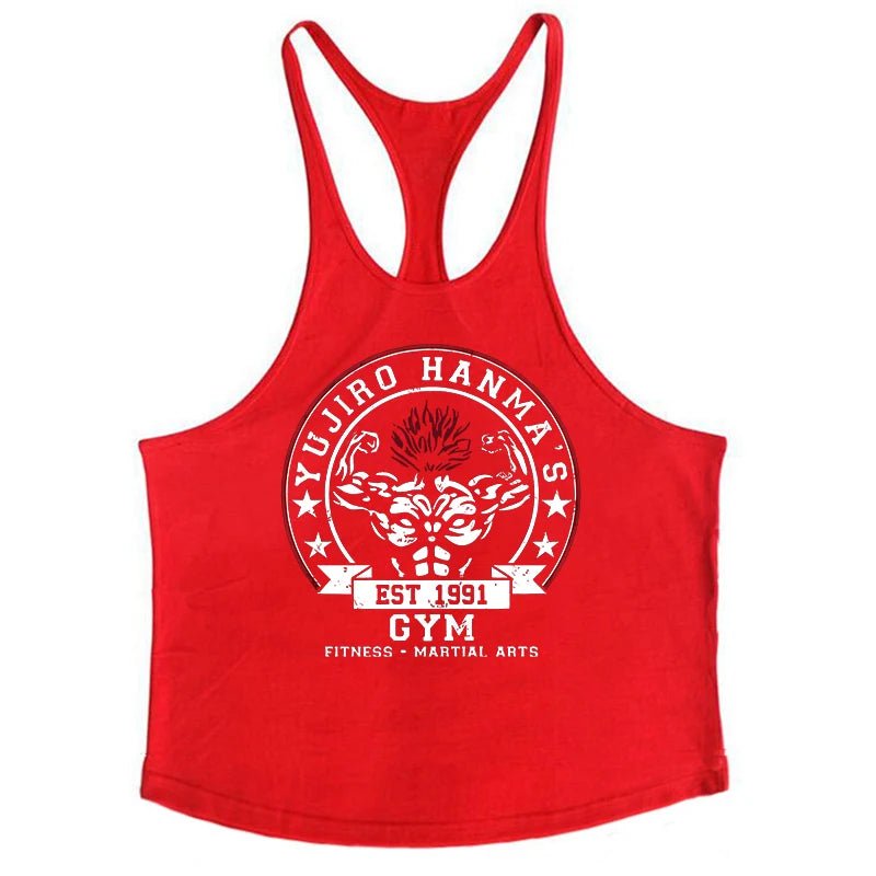 Anime Baki Stringer Tank Top for Men - Tokyowai
