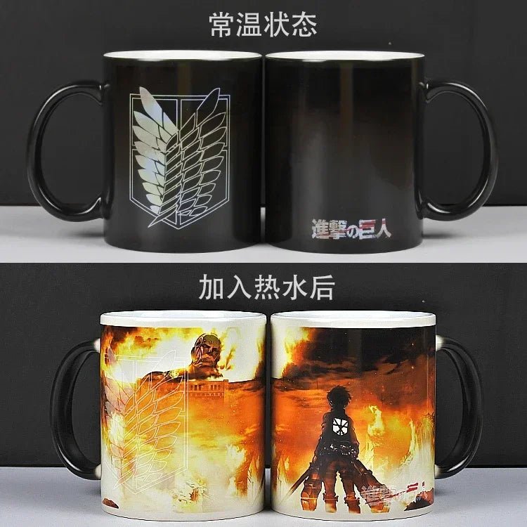 Attack on Titan Changing Color Mug - Tokyowai