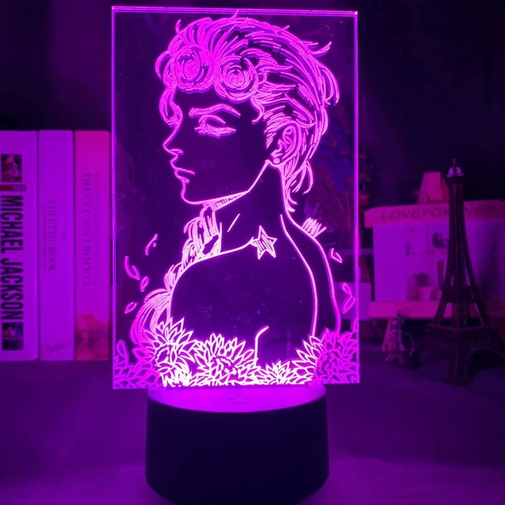Jotaro Kujo 3D LED Night Light – JoJo’s Bizarre Adventure Edition