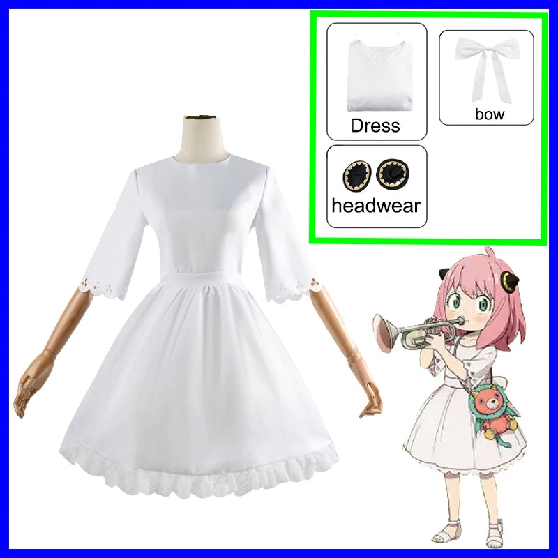 Spy x Family Anya Forger Cosplay Dress Set