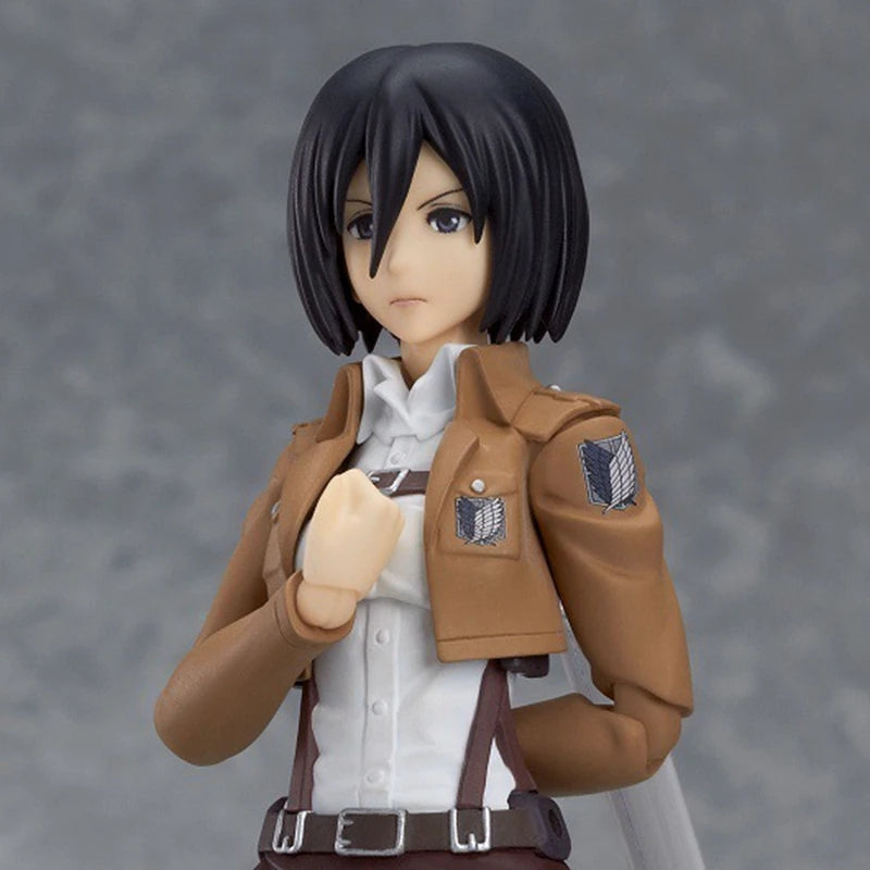 Attack on Titan Figma Action Figure – Mikasa Ackerman with 3D Maneuver Gear