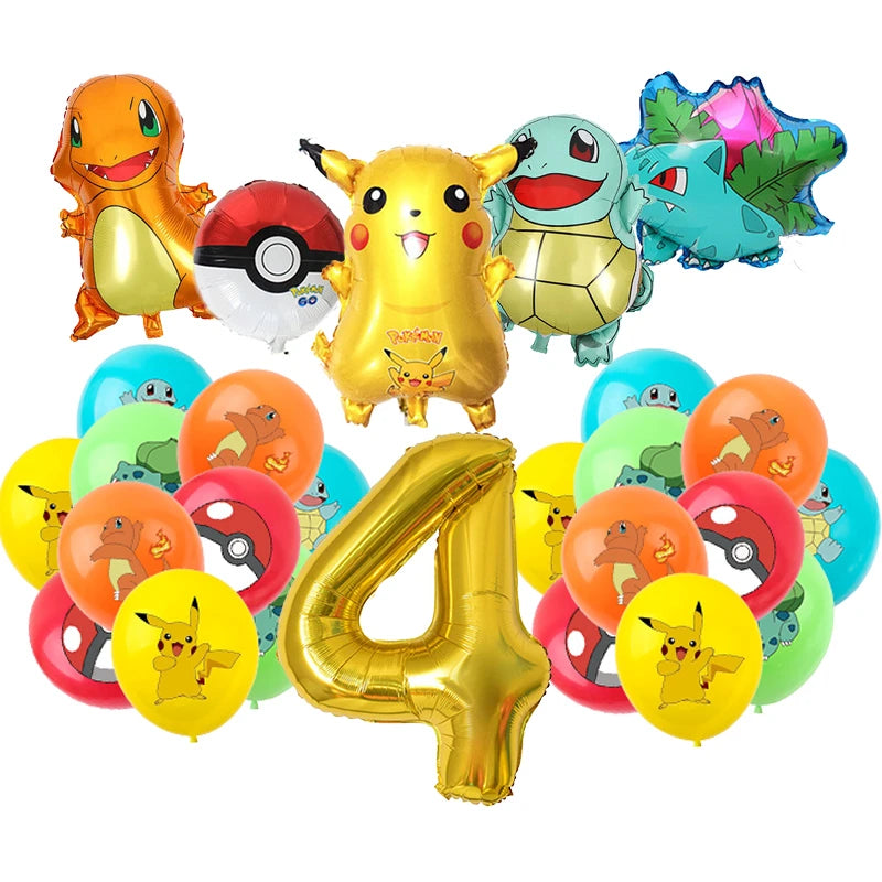 Pokémon Birthday Party Mega Set – 100+ Piece Complete Decoration & Tableware Bundle