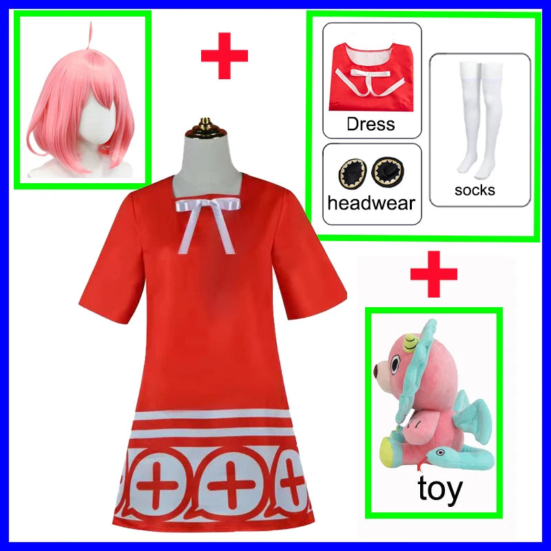 Spy x Family Anya Forger Cosplay Dress Set