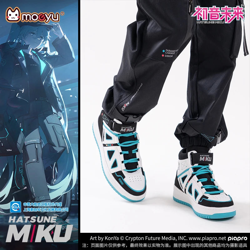 Hatsune Miku High-Top Sneakers – Limited Edition Shoes - Tokyowai