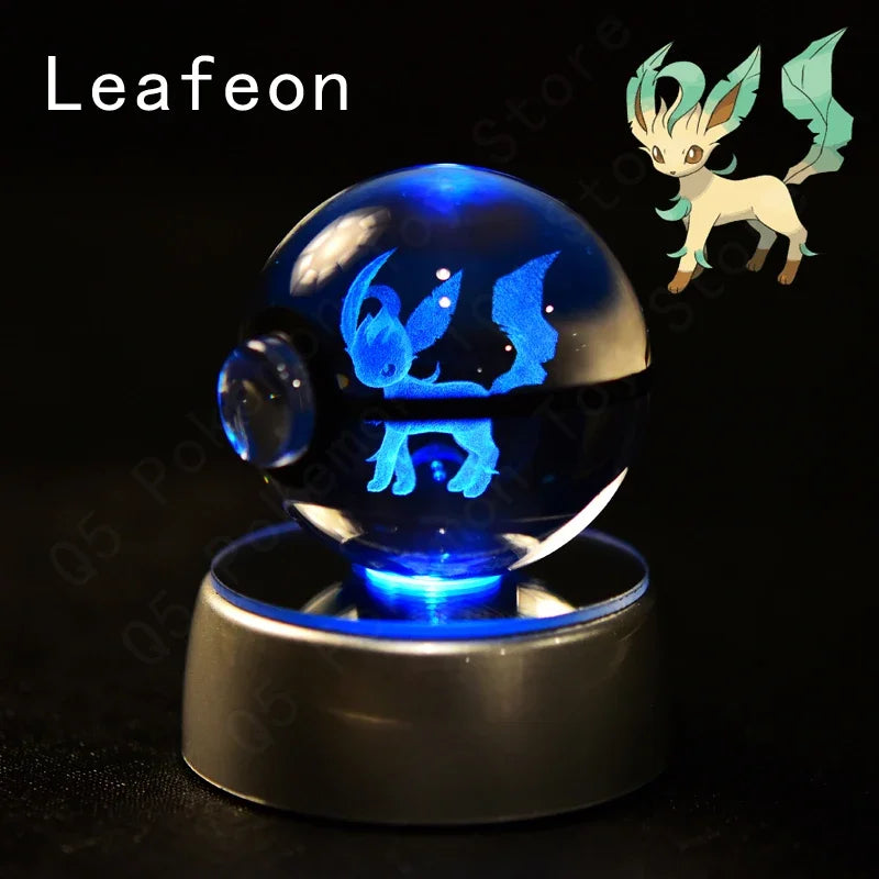 Pokémon 3D LED Crystal Ball Night Light