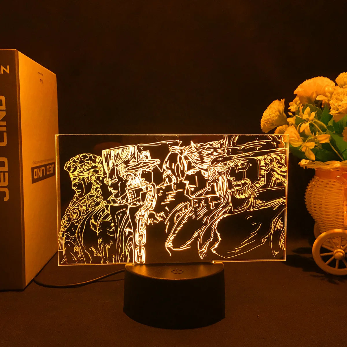 Jotaro Kujo 3D LED Night Light – JoJo’s Bizarre Adventure Edition