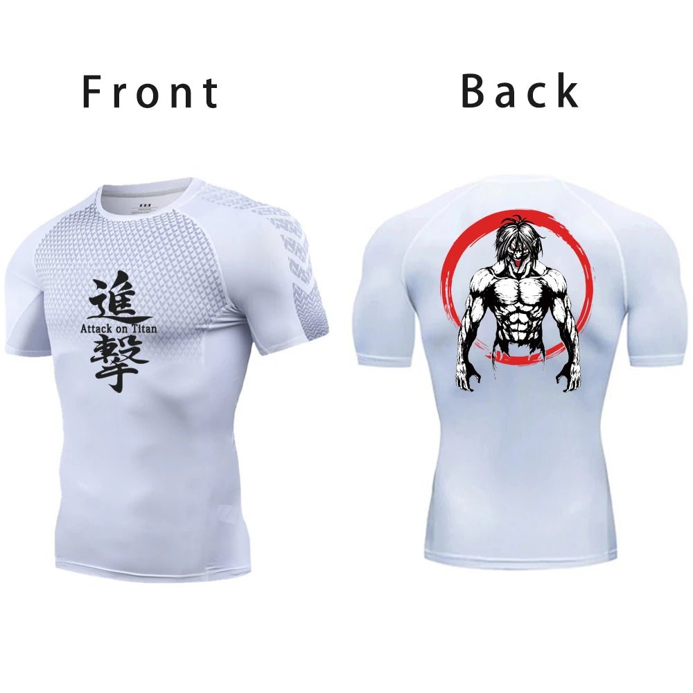Attack on Titan Compression Gym Shirt - Tokyowai
