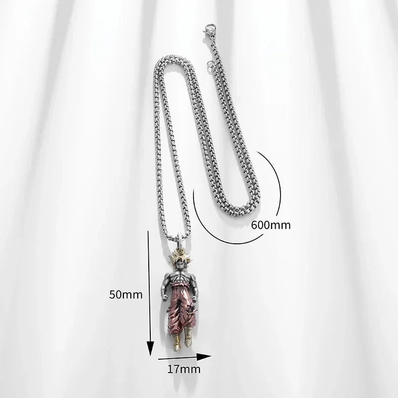 Ultra Instinct Goku Pendant Necklace