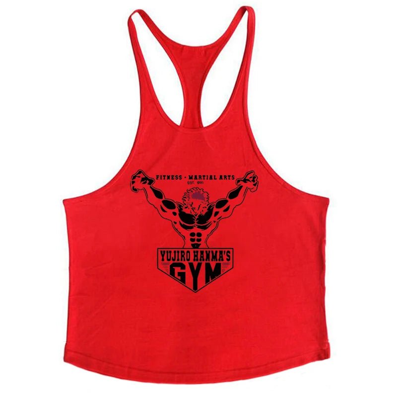 Anime Baki Stringer Tank Top for Men - Tokyowai