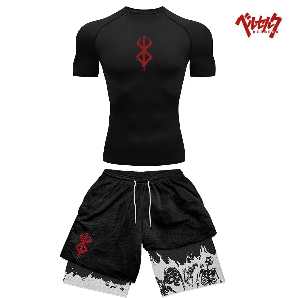Berserk Compression Set – Brand of Sacrifice Rash Guard and Shorts