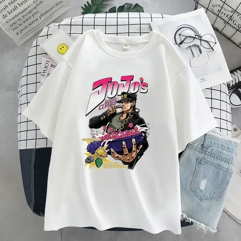 Anime Cereal Box T-Shirts Oversized Tees