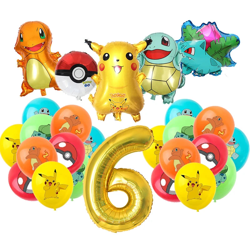 Pokémon Birthday Party Mega Set – 100+ Piece Complete Decoration & Tableware Bundle