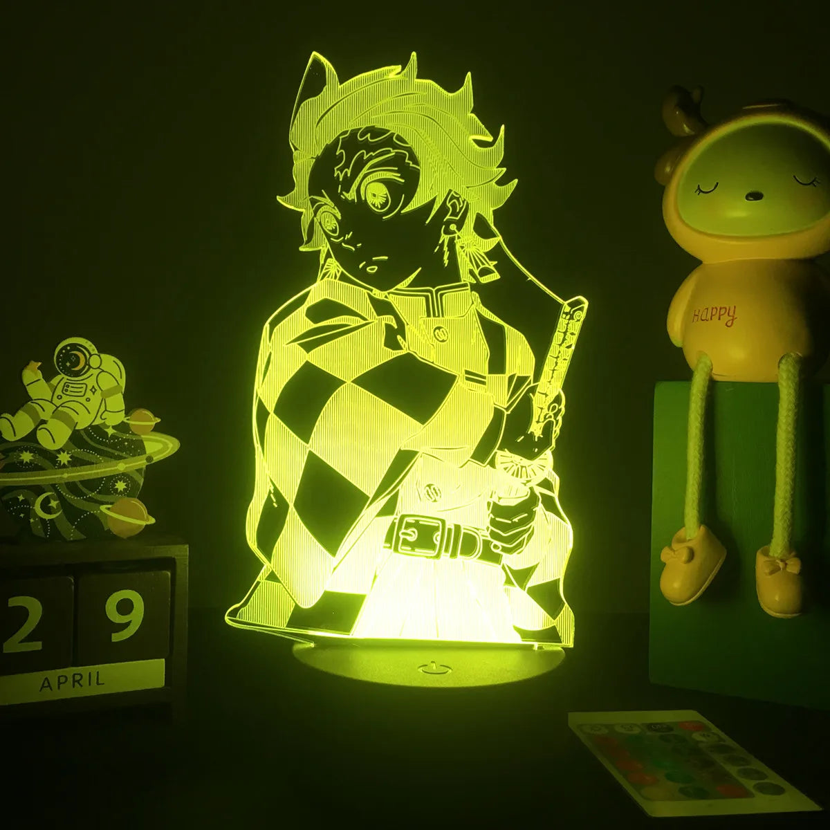 Demon Slayer LED Night Light Collection – 16-Color Anime Acrylic Lamps (37 Variants)