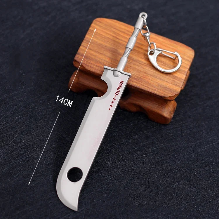 Naruto Keychain Kunai Shuriken Konoha Ninja Pendant - Tokyowai
