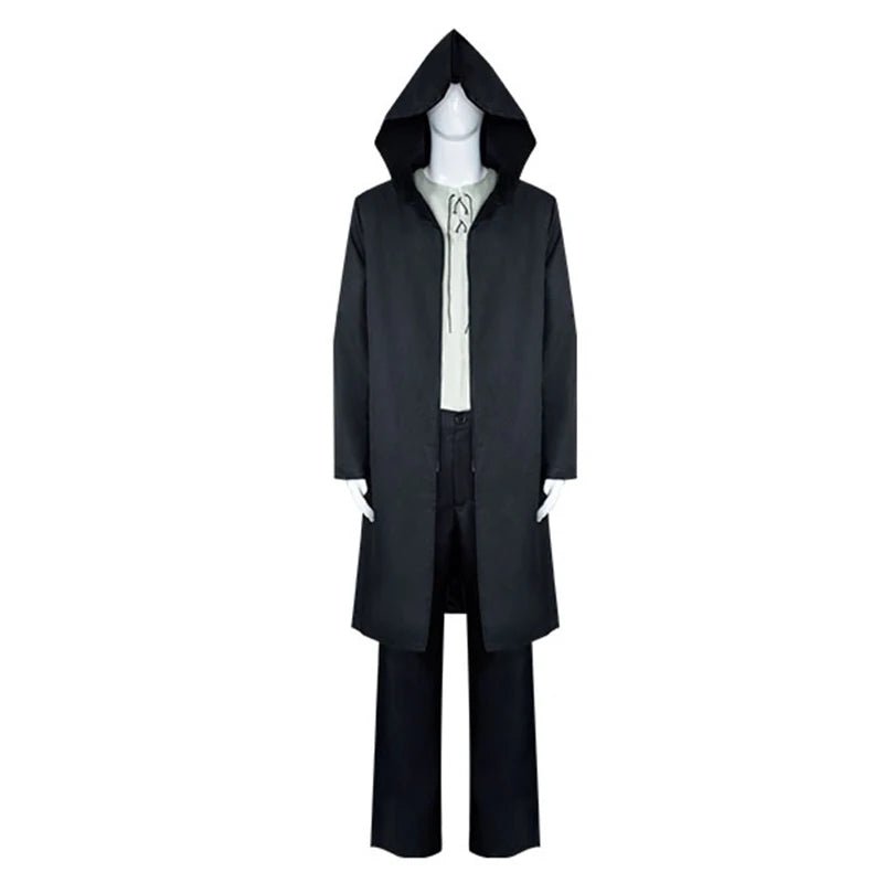 Attack on Titan Eren Jaeger Black Coat T-shirt Pants - Tokyowai