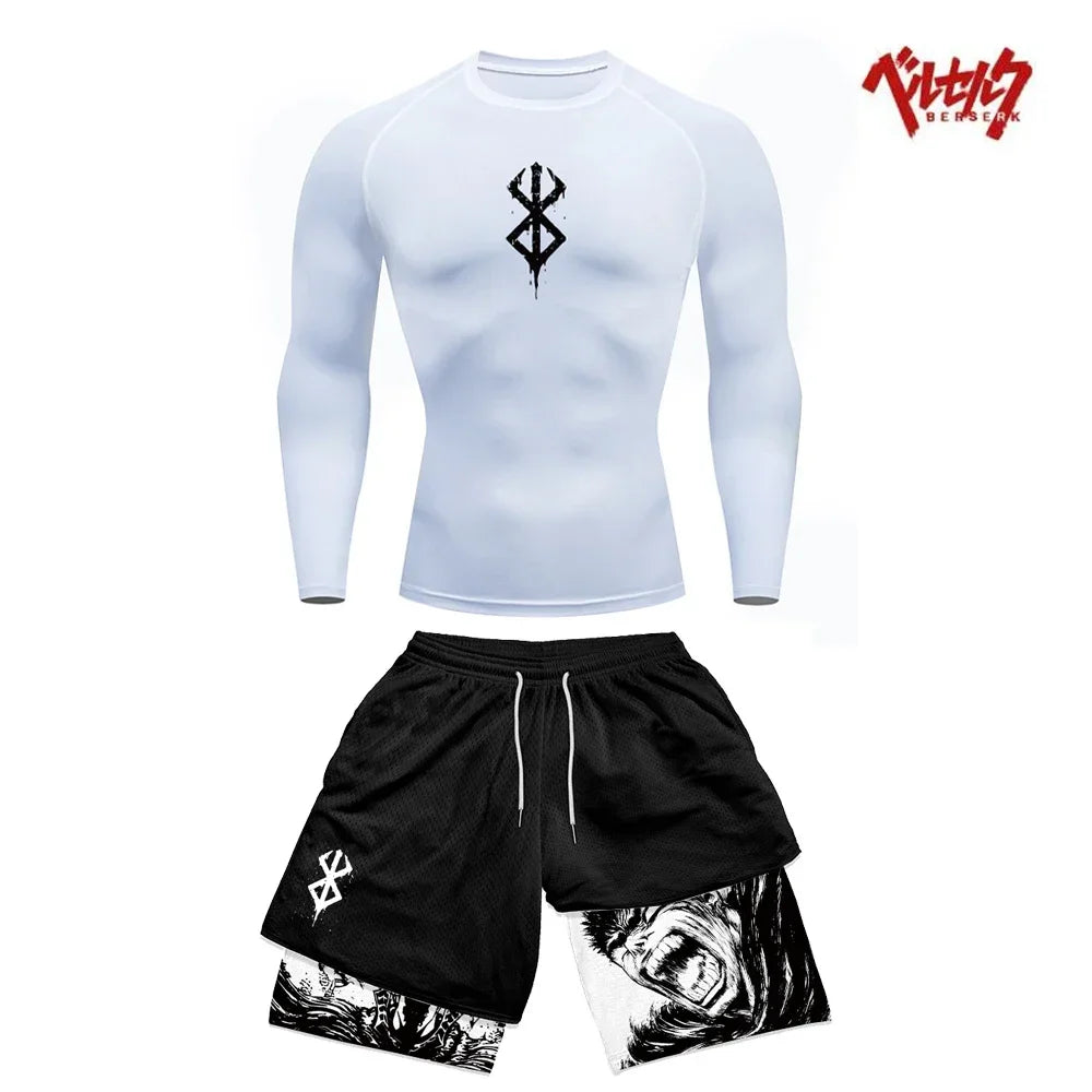Berserk Compression Set – Brand of Sacrifice Rash Guard and Shorts