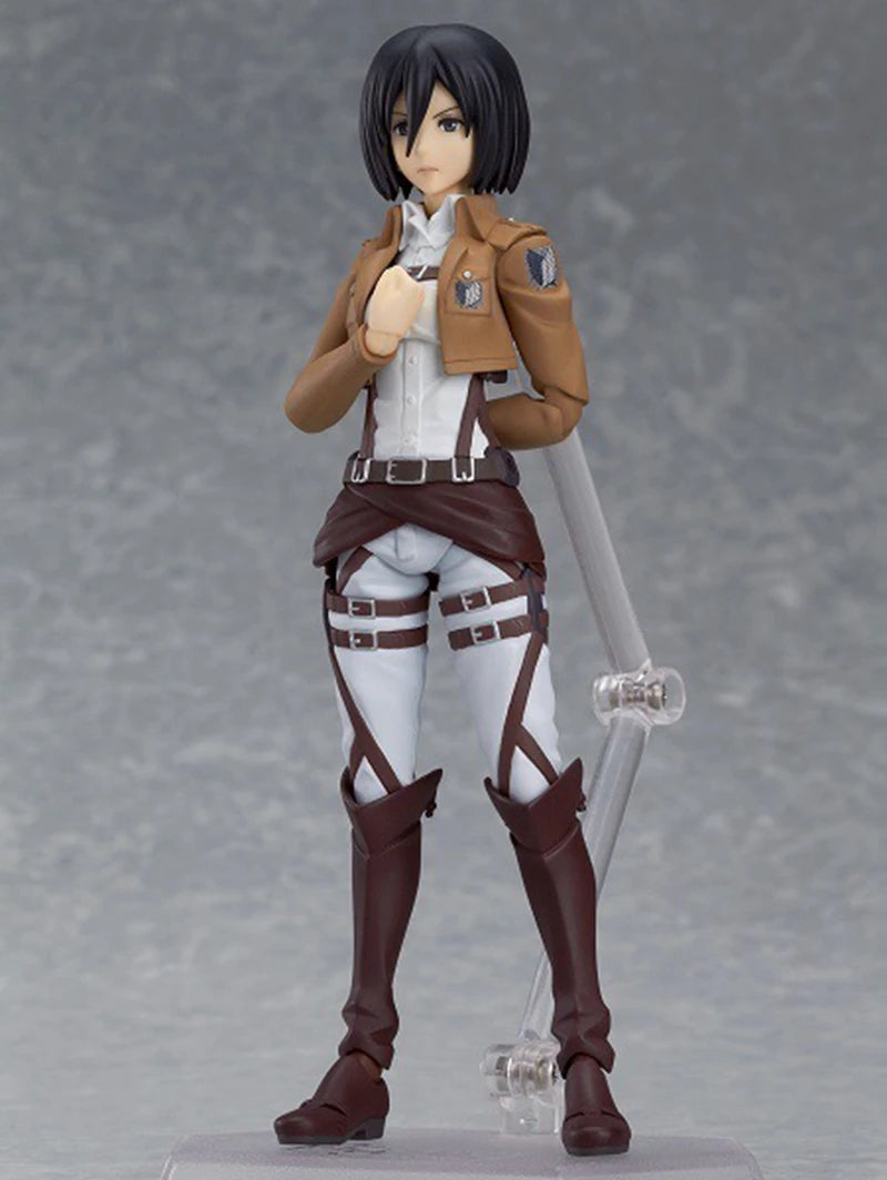 Attack on Titan Figma Action Figure – Mikasa Ackerman with 3D Maneuver Gear