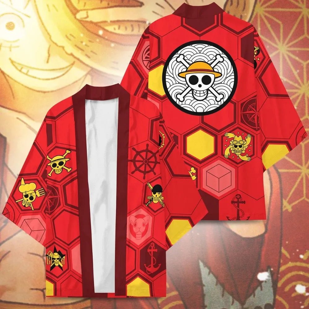 One Piece Anime Kimono Robes – Lightweight Summer Yukata Jacket