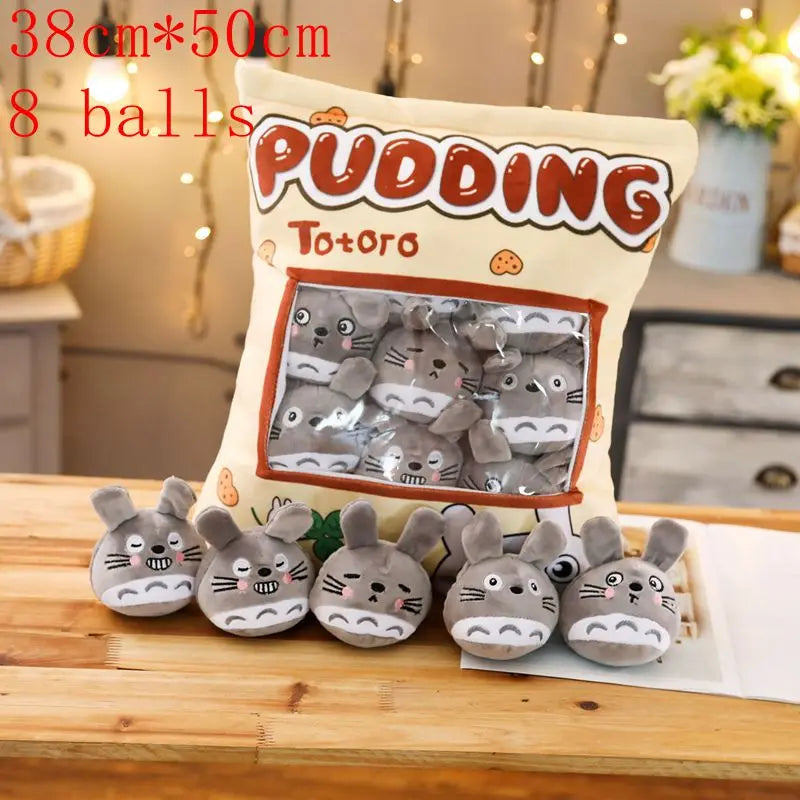 Pudding Adorable Snack-Themed Plush Pillow Collection - Tokyowai