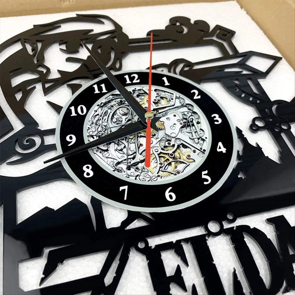 Attack on Titan Vinyl Wall Clocks – Decorative Anime Timepieces (3 Variants)