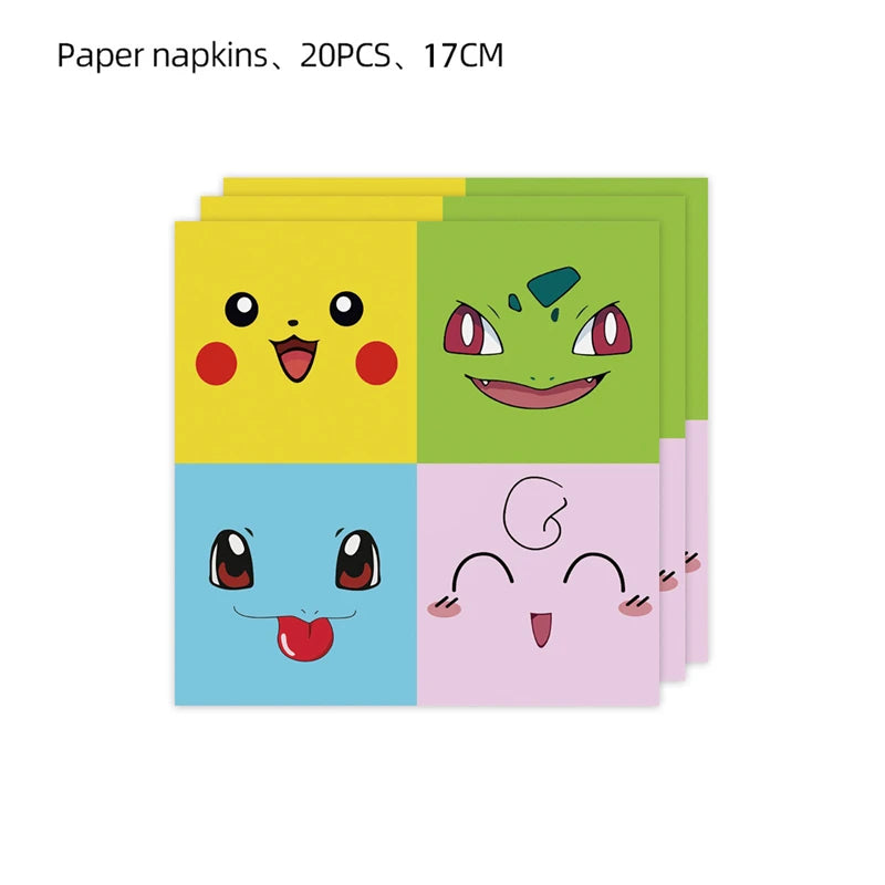 Pokémon Birthday Party Mega Set – 100+ Piece Complete Decoration & Tableware Bundle