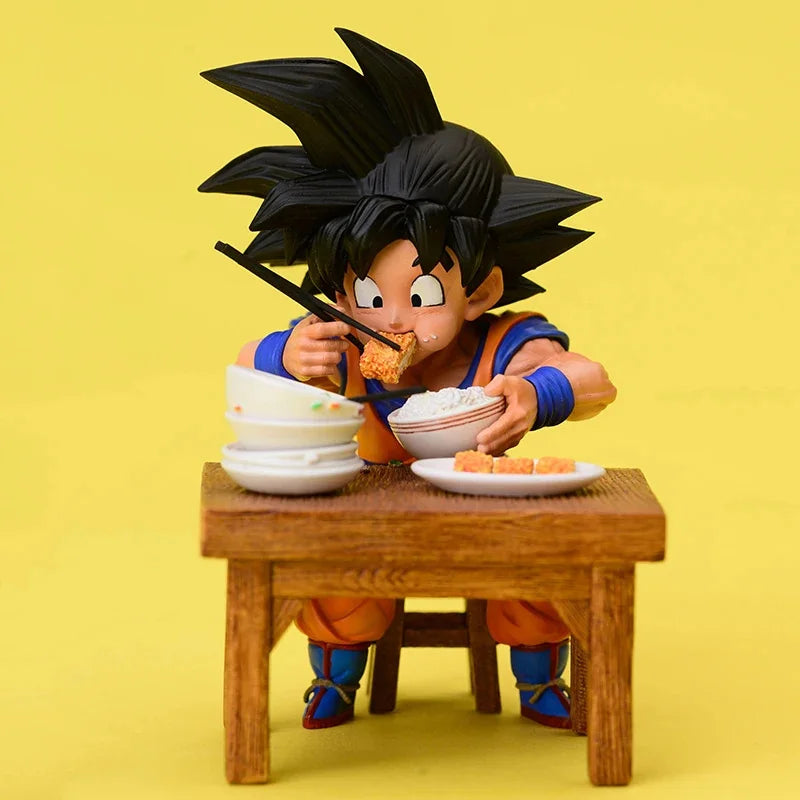 Dragon Ball Family Feast Mini Figure Set – Seated Dining Diorama Collection