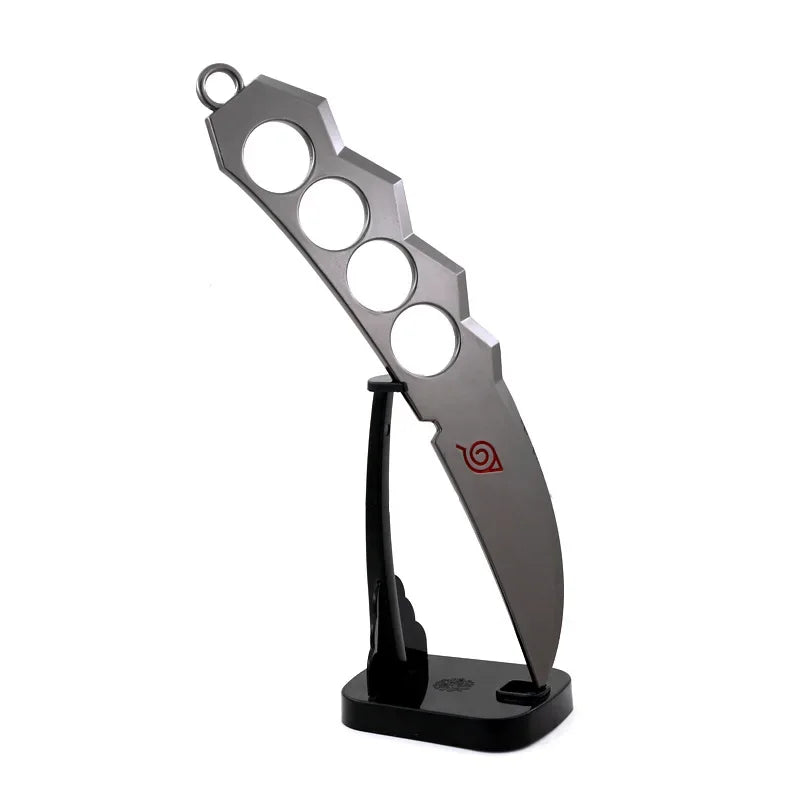 Naruto Keychain Kunai Shuriken Konoha Ninja Pendant - Tokyowai