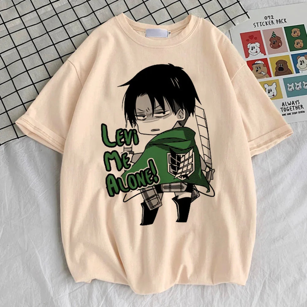 Attack on Titan Beige Graphic T-Shirt Collection