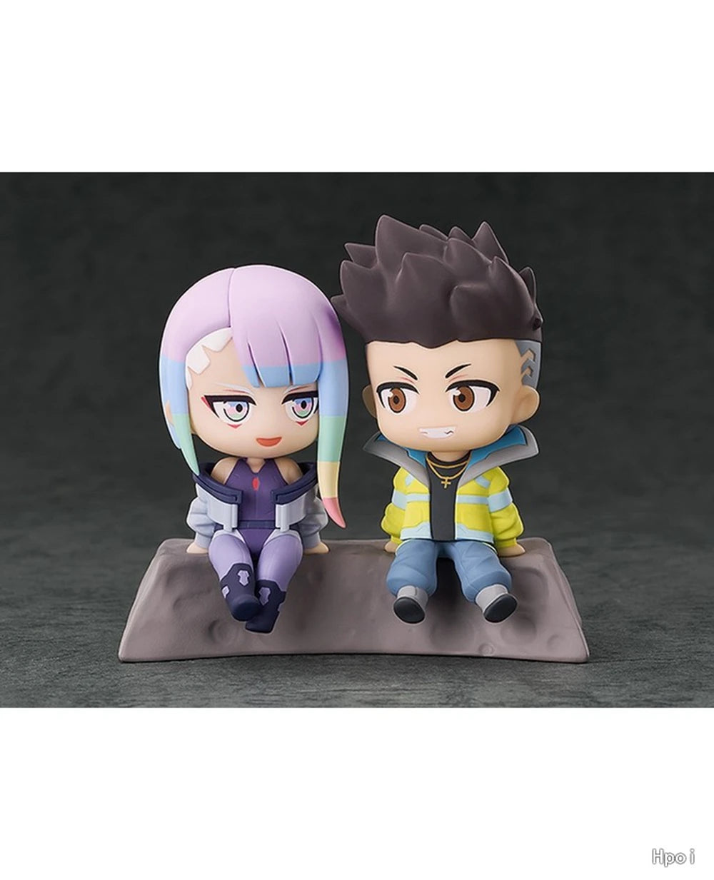 Cyberpunk Edgerunners Qset Figure Set – David & Lucy “To The Moon” Diorama (8cm)