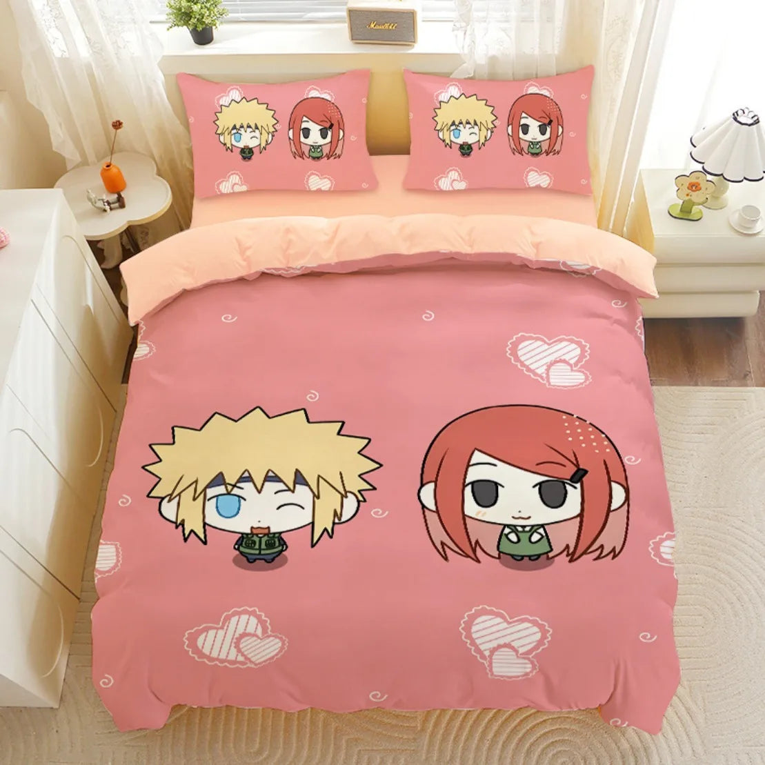 Naruto Anime Bedding Set -10 Unique Designs Featuring