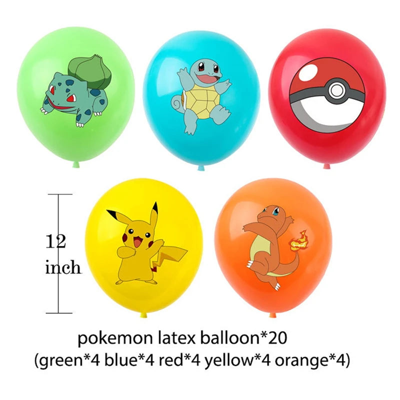Pokémon Birthday Party Mega Set – 100+ Piece Complete Decoration & Tableware Bundle