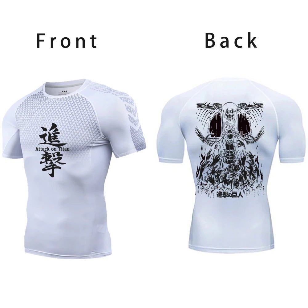 Attack on Titan Compression Gym Shirt - Tokyowai