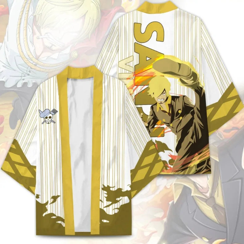 One Piece Anime Kimono Robes – Lightweight Summer Yukata Jacket