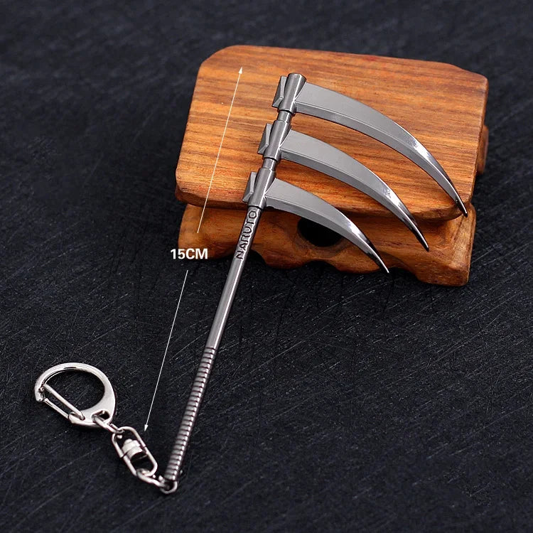Naruto Keychain Kunai Shuriken Konoha Ninja Pendant - Tokyowai