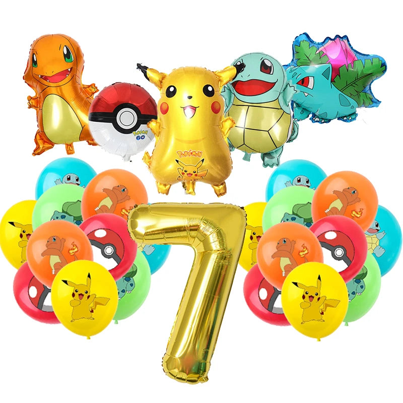 Pokémon Birthday Party Mega Set – 100+ Piece Complete Decoration & Tableware Bundle