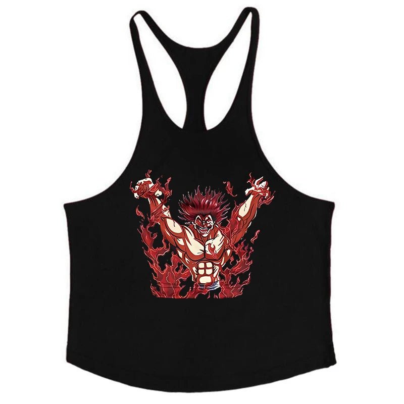 Anime Baki Stringer Tank Top for Men - Tokyowai
