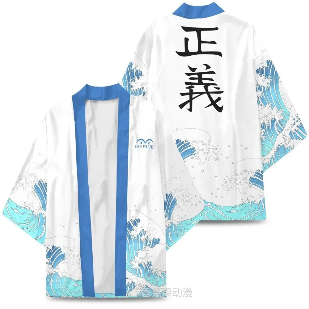 One Piece Anime Kimono Robes – Lightweight Summer Yukata Jacket